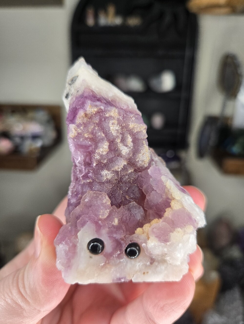 Purple Fluorite Freeform Crystal Hedgie Buddy